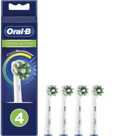 Oral-B CrossAction CleanMaximiser Toothbrush Heads Pack Of 4