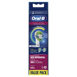 Oral-B Floss Action CleanMaximiser Brush Heads Pack Of 4