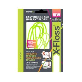 Idontix X-Floss Easy Bridge And Implant Floss - 30 Strands Per Pack