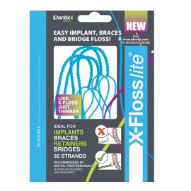 Idontix X-Floss Lite Thin Dental Floss - 30 Strands In Pack