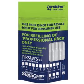 Piksters Professional - White Size 2 - Interdental Brush Refill Pack Of 40