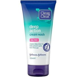 Clean and Clear Deep Action Oil-Free Cream Wash 150ml