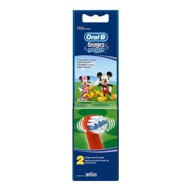Oral-B Stages Power Extra Soft Kids Toothbrush Head - 2 Pack - Mickey Mouse