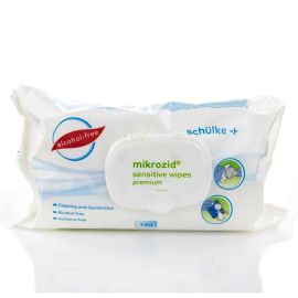 Schulke mikrozid sensitive premium Alcohol-Free wipes - Pack Of 100