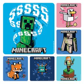 Sherman Specialty Minecraft Stickers - 100 Per Pack