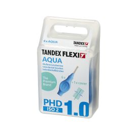 Tandex Flexi Aqua 1.0mm Interdental Brush - 1 Pack Of 6 Brushes