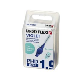 Tandex Flexi Violet 1.90mm Interdental Brush - 1 Pack Of 6 Brushes