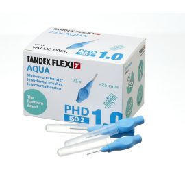 Tandex Flexi Interdental Brushes - Aqua 1.0mm - Pack Of 25