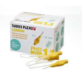 Tandex Flexi Interdental Brushes - Lemon 0.70mm - Pack of 25