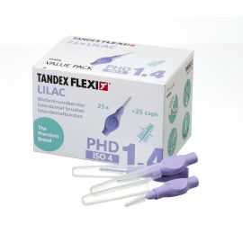 Tandex Flexi Interdental Brushes - Lilac 1.4mm - Pack Of 25