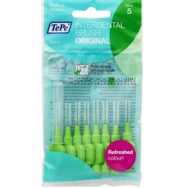 Tepe Interdental Brush Medium - Green - 0.80mm - Pack of 8 Brushes