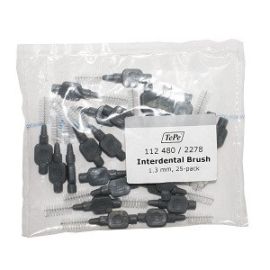 TePe Interdental Brushes - Black 1.50mm - 1 Pack of 25 Brushes