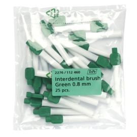 Tepe Interdental Brush Regular Medium - Green 0.8mm - Pack Of 25