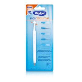 Wisdom Interproximal Interdental Brush - 5 Brushes Per Pack