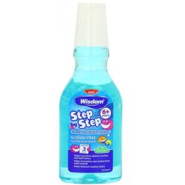Wisdom Step By Step Cavity and Enamel Defence Fluoride Mouthwash 300ml