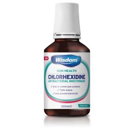 Wisdom Chlorhexidine 0.2% Mint Medicated - 300ml