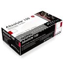 Absolute 100 Black Nitrile PF Small - Box of 100