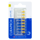 Curaprox CPS09 Prime Interdental Brush Yellow 0.9mm - Pack Of  8 Brushes 