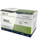 ISOL/8 Fluidsafe Anti-fog Surgical Mask Type IIR Tie-On Green Masks - Pack Of 50