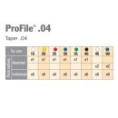 Dentsply Profile 04 - 25mm Size 35 - Pack of 6 File