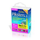 Piksters Interdental Brush - Size 3 Yellow 0.60mm - 40 Brushes Per Pack