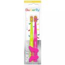 Softdent Butterfly Kids Baby Soft Stand Dry Toothbrush - 1 Pack of 2 