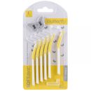 Softdent Butterfly Interdental L Shape Yellow 0.7mm - 1 Pack of 6