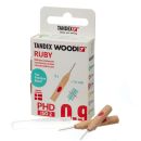 Tandex WOODI Ruby PHD 0.9 ISO 2 Interdental Brushes - Pack Of 6