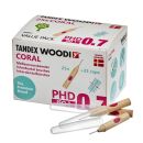 Tandex WOODI Coral PHD 0.7 ISO 1 Interdental Brushes - Pack Of 25
