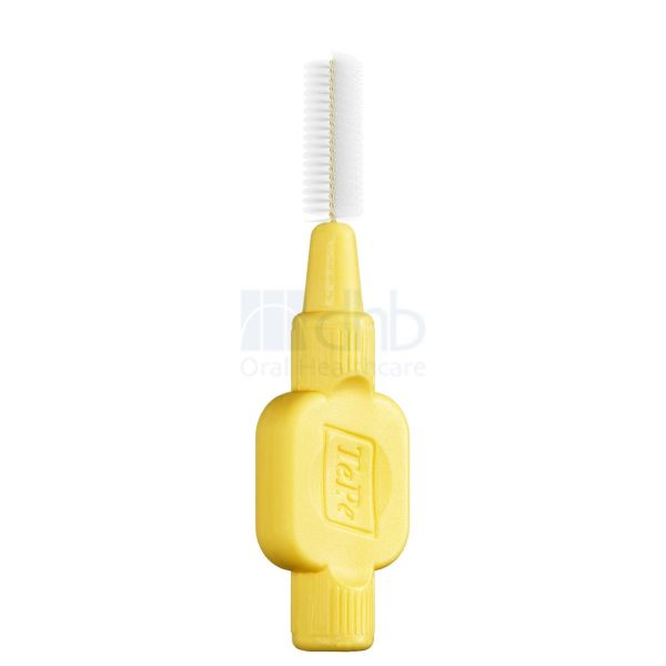 Brossettes Interdentaires TePe Yellow Fine 0.70mm - Lot De 2 Paquets (16 Brosses Au Total), Neuf