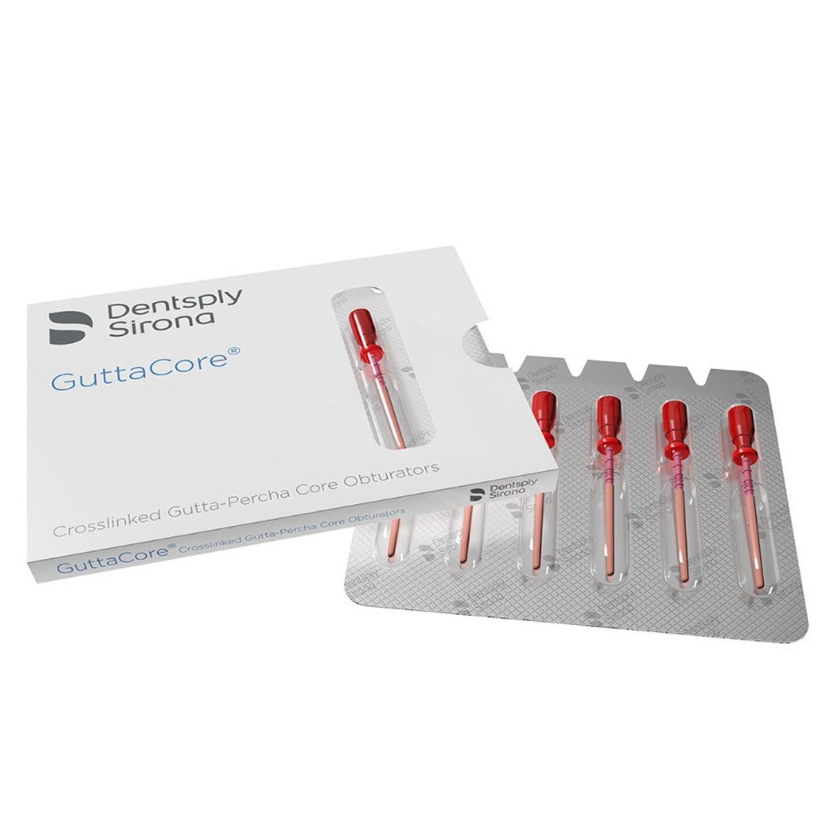 Dentsply Sirona GuttaCore pink obturator 025B pack of 6