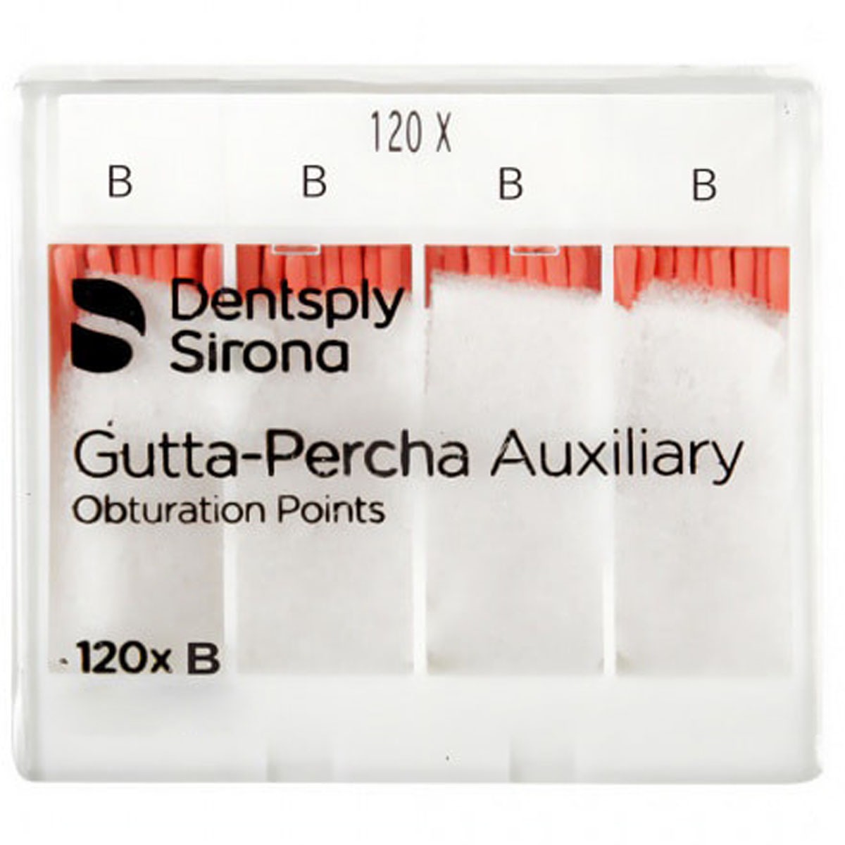 Dentsply Sirona auxiliary gutta percha points size B pack of 120