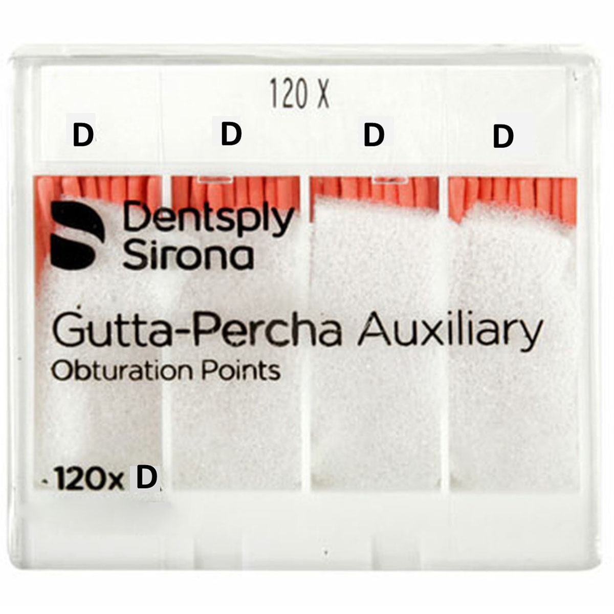 Dentsply Sirona auxiliary gutta percha points assorted pack of 120