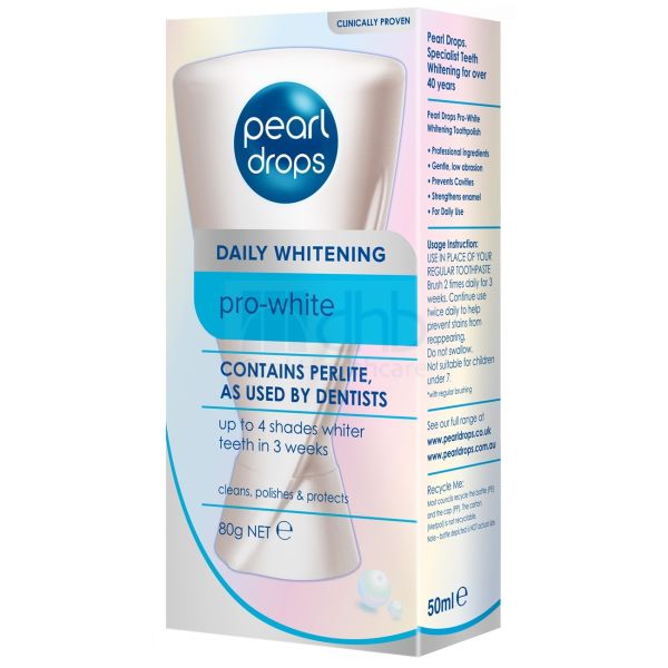 Pearl Drops Pro White Toothpaste 50ml - Wholesale Dental ...